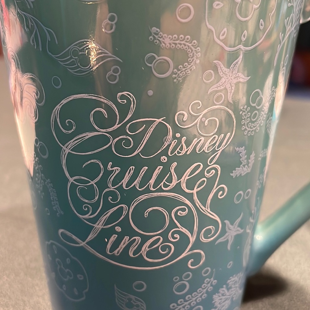Disney Cruise Line tall ceramic mug